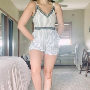 Striped Romper Size Small Spring Outfit Summer Outfit S Jumpsuit Stripes